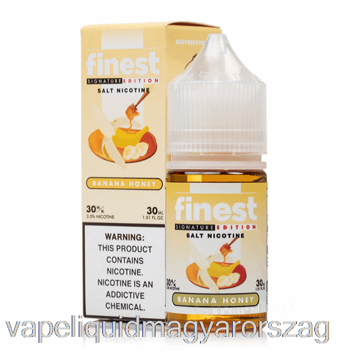 Banán Méz - A Legfinomabb, Márkanéven Kiadott Só Nic - 30 Ml 50 Mg Vape Folyadék